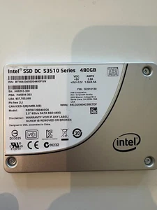 INTEL 480GB S3510 SSD 2.5" SATA 6Gb/s Enterprise SERIES SSDSC2BB480G6 - Afbeelding 1 van 4
