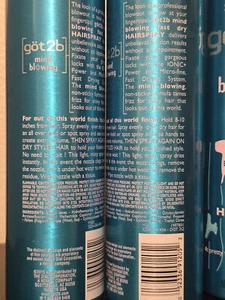 Lot of 3 - Schwarzkopf Got 2b Mind Blowing Ionic Power Fast Dry Hairspray 9.1 oz - Picture 1 of 2