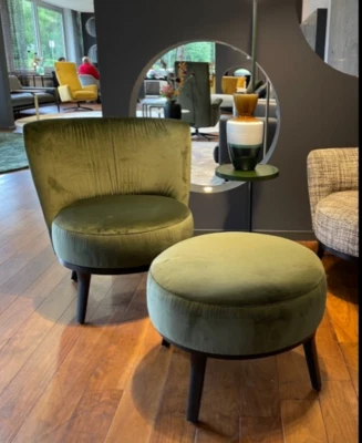 Bielefelder Werkstätten Sessel Polo Cocktail / neu in 360 Farben aus Linara  - Bild 1 von 4