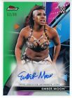 2021 Topps Finest WWE Roster Auto Green #RA-EM Ember Moon/99
