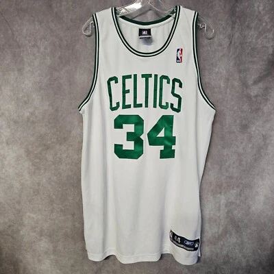 Camiseta Autografiada Reebok Auténtica NBA Boston Celtics Paul Pierce 34 Para Hombre 44 L Foto 1 de 4
