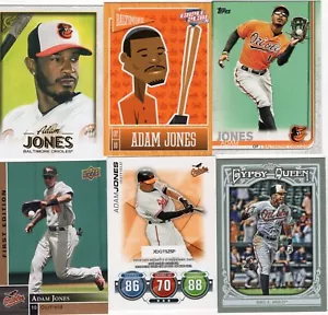 ADAM JONES Lot of 30+ Different Premium MLB Baseball Cards Baltimore Orioles - Picture 1 of 7