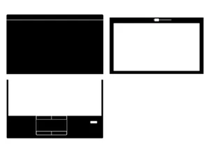 KH Carbon Vinyl Laptop Sticker Skin Decal Protector Cover for HP EliteBook 2170P - Picture 1 of 35