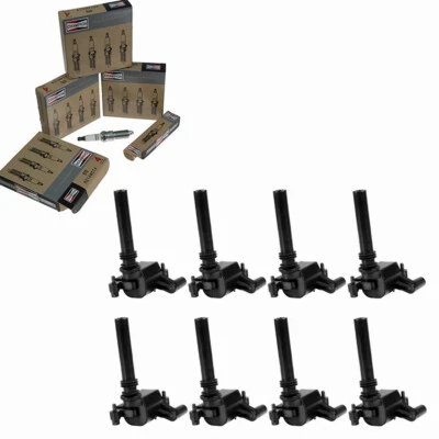 Bobina de encendido UF378 + bujías para Dodge Ram 1500 2500 3500 Durango 300 5,7 L Foto 1 de 4