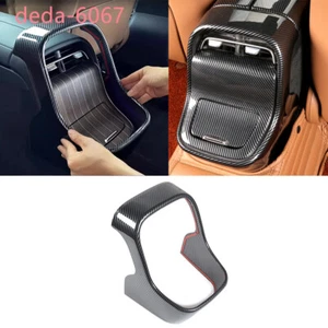 Carbon Fiber ABS Rear Air Vent Outlet Frame Trim Fit For Benz E Class W214 2024+ - Picture 1 of 14