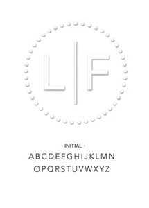 Custom Round Designer Shiny Seal Personalized Custom Monogram Embosser - Picture 1 of 1