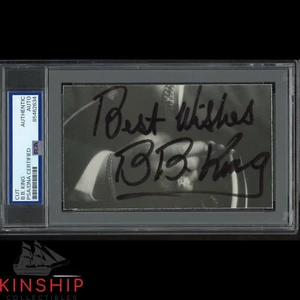 BB King signed 3x5 Cut PSA DNA Slabbed Rare Jazz Music Auto Inscribed C3988 - Picture 1 of 1