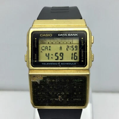Orologio Uomo Casio Data Bank 676 DBC-610 Quarzo Digitale Vintage - Immagine 1 di 4