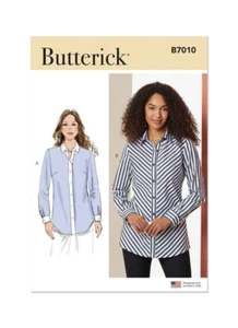 Butterick SEWING PATTERN B7010 Misses' Shirts Sizes 8-16 Or 14-22 - Picture 1 of 7