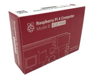 Raspberry Pi 4 Modell B 4GB RAM Cortex-A72 Mini-PC - Händler - Sofort Lieferbar - Bild 1 von 8