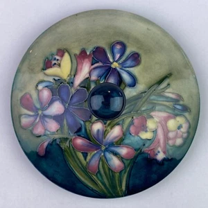 Vintage Moorcroft Spring Flowers Pattern 5" Lid - Lid Only - Picture 1 of 9