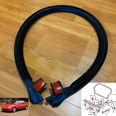Step gate lower weatherstrip rubber seal for Honda Civic EG 3D hatchback 92-95 - Изображение 1 из 4