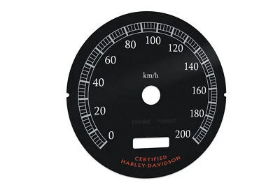 Tachoscheibe Gauge Tachometer für Harley-Davidson Road King MPH to km/h - Bild 1 von 4