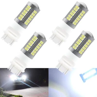 Blanc 3157 3047 3057 3155 P27/7W 5630 33SMD Clignotants Ampoules LED 900LM Su... - Imagem 1 de 4
