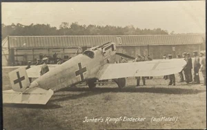 Postal Foto Real Avión Alemán Junker - Imagen 1 de 2
