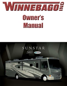 2013 Winnebago Sunstar 26HE Home Owners Operation Manual User Guide Coil Bound - Picture 1 of 6