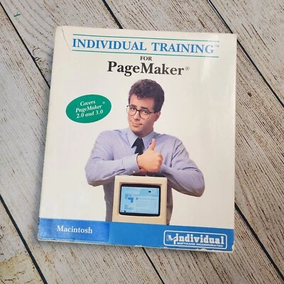 Retro Individual Training for Pagemaker 2.0 & 3.0 Macintosh Software Disks - Image 1 of 3