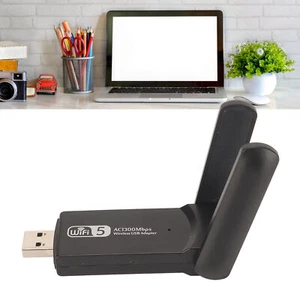 WiFi Dongle USB 3.0 Stable Fast Dual Band 867Mbps 400Mbps 3dBi High Gain Ant GFL - Picture 1 of 22