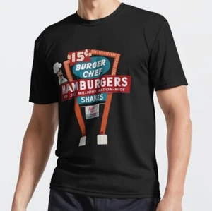 MÁS POPULAR Burger Chef Divertida Hamburguesa Humor Idea de Regalo Mejor Camiseta Activa - Imagen 1 de 3