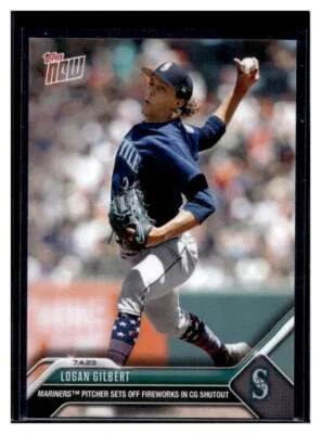 2023 Topps Now #525 Logan Gilbert Base Card (Qty) - Image 1 of 2