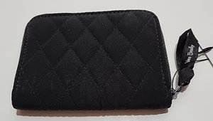 Vera Bradley Ultralight Essential Small Zip-Around Wallet in Black - Bild 1 von 8