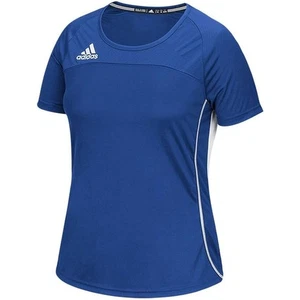 Nueva camiseta Adidas utilitaria de manga corta para mujer, blanca real, mediana - Imagen 1 de 1