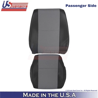 Чехлы на пассажирские сиденья 07–09 для Dodge Sprinter искусственная кожа/ткань 2 тона черные/серые - Изображение 1 из 4