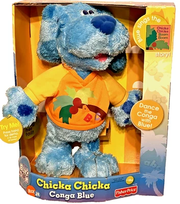 NUEVO Fisher-Price Chicka Chicka Conga Blue's Clues Room Peluche Canta Danzas 2005 Foto 1 de 4