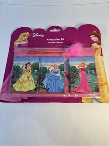 Vintage 2006 Disney Princess 4 pieces Keepsake set With Pen StickersNew In Box. - Picture 1 of 7
