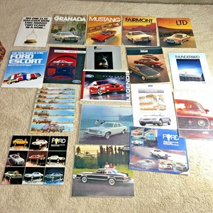Collection 18 Different Vintage FORD AUTOMOBILE BROCHURES 1969 - 2004  (LOT #1) - Picture 1 of 19