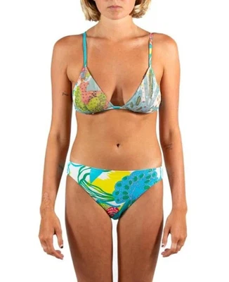 LA PERLA  Blue Multicolored Sequence Swimsuit - Image 1 of 4