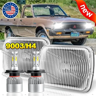 Faro LED PARA Nissan Mitsubishi Mighty Max 5x7 7x6"" pulgadas haz alto-bajo Foto 1 de 4