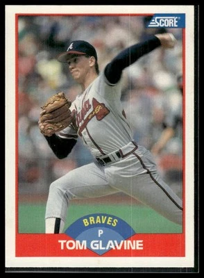 1989 Score #442 Tom Glavine - Image 1 of 2