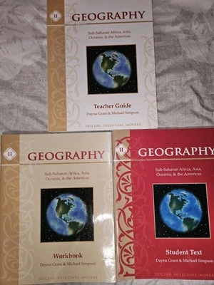 Memoria Press Geography II Teacher Guide, Student Text, Workbook - Image 1 of 4