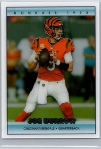 2022 Panini Clearly #92-4 Joe Burrow Donruss 1992 Bengals - Picture 1 of 2