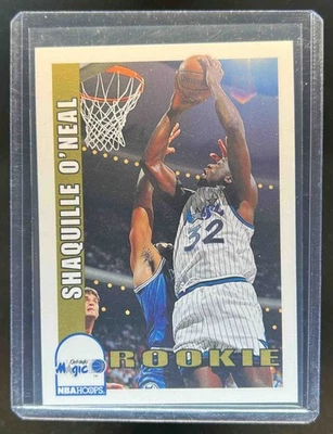 1992-93 Hoops Shaquille O'Neal Rookie RC #442 Magic - Image 1 of 2