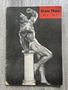 RARE Peary Rader THE IRON MAN Magazine JOHN GRIMEK JAN FEB 1946 VOL 6 NO 6 - Picture 1 of 23