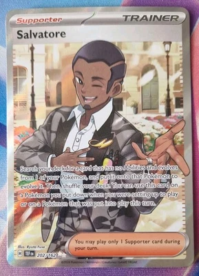 Pokemon Salvatore 202/162 SV05: Temporal Forces Holo Ultra Rare NM-Mint TCG - Image 1 of 2