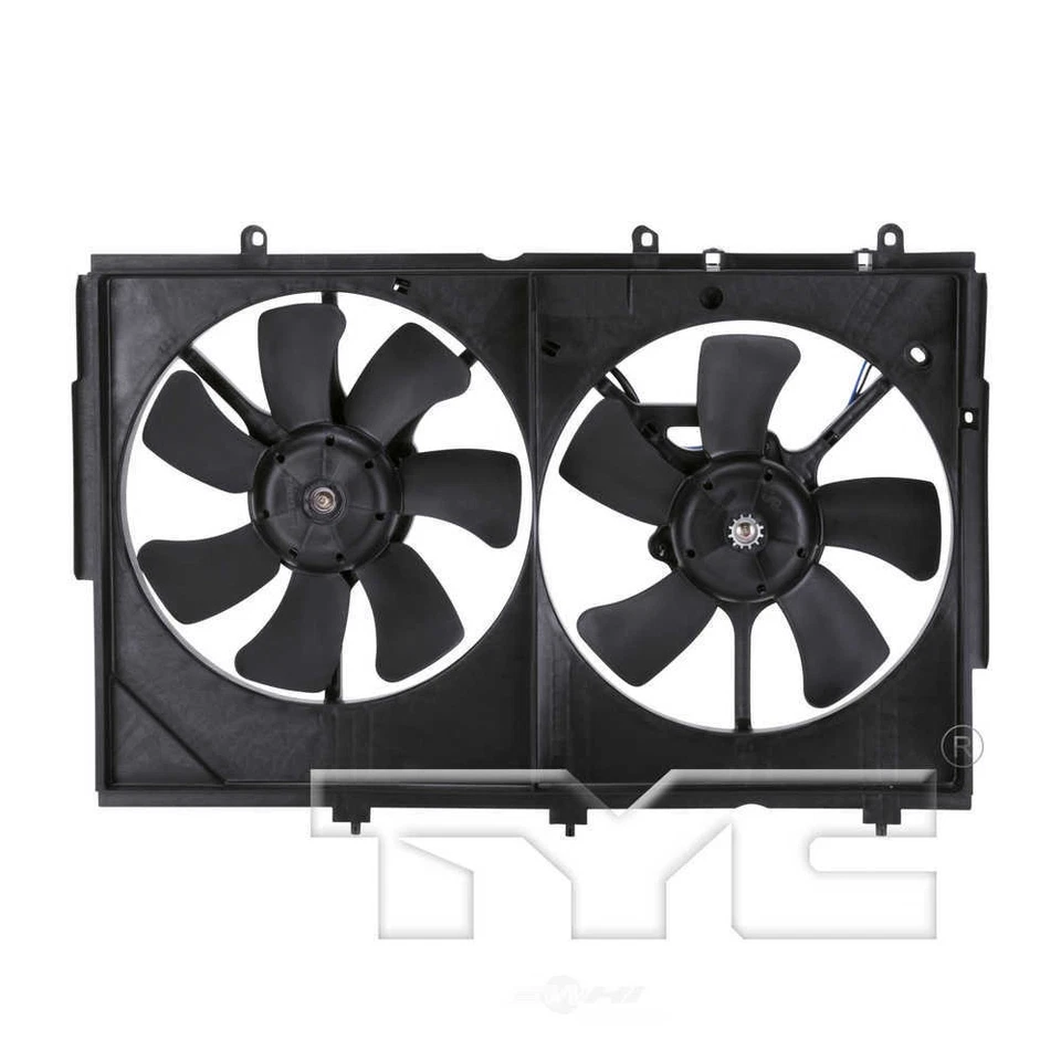 Ventilador de radiador y condensador doble para Mitsubishi Outlander TYC 2003-2006 Foto 1 de 4