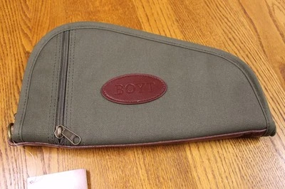 Boyt Harness OD Green 12" Pistol Revolver Gun Rug Case w/ Pockets PP42 Heart NEW - Image 1 of 4