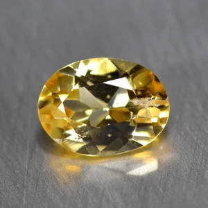 0.94Ct Oval_Charming Unheated Yellow Danburite Loose Gemstone - Picture 1 of 1