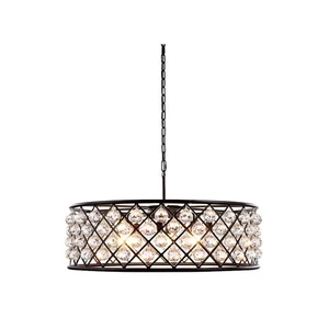 Urban Classic 1214 Madison 8 Light 32" Royal Cut Pendant, Brown - 1214D32MB-RC - Picture 1 of 1