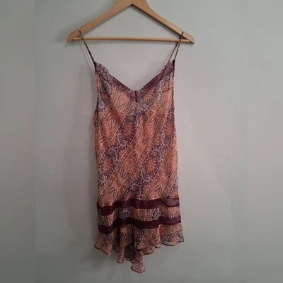 Camisón Babydoll Victoria's Secret Paisley Encaje Semi Transparente Delicado Ditsy XS Foto 1 de 4