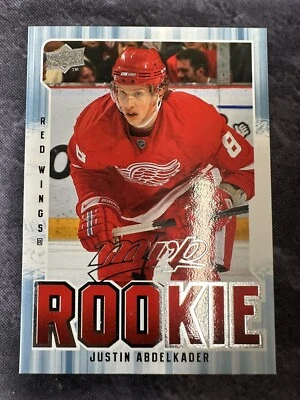 2008-09 Upper Deck MVP Rookie 328 Justin Abdelkader Detroit Red Wings - Image 1 of 2