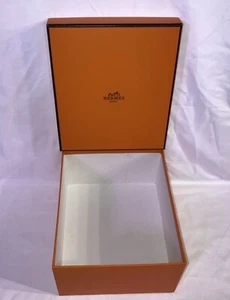 Hermes  empty Beautiful box 8” X 6.75” x 4” . - Picture 1 of 9