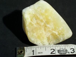 ORANGE CALCITE  Chunk  130 Grams Lapidary Rough US seller - Picture 1 of 2