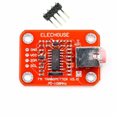 FM Radio Transmitter Module V2.0 For Build Your Own Radio Station - Photo 1/4