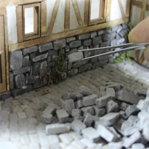 Natursteine grau 1:35 - 1000x - Modellbau Landschaft Diorama Zubehör - Bild 1 von 2