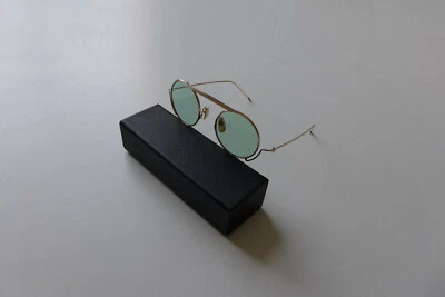 Thom Browne TBS 111 Round Sunglasses in Gold Titanium - Brand New - RRP £660 - Image 1 of 4