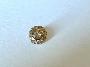 Natürlicher Diamant 1,27 ct. 7mm Braun Fancy Deep Brown /SI3 BRILLANT - Picture 1 of 4